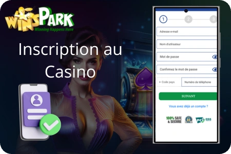 instruction d'inscription winspark casino login
